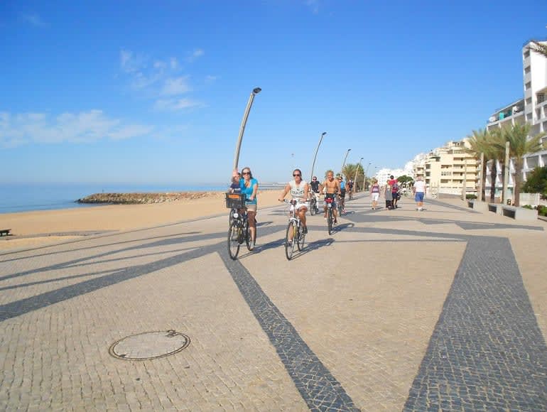 Bike tour Vilamoura, Cycling Quarteira, cycling beach, summer cycling