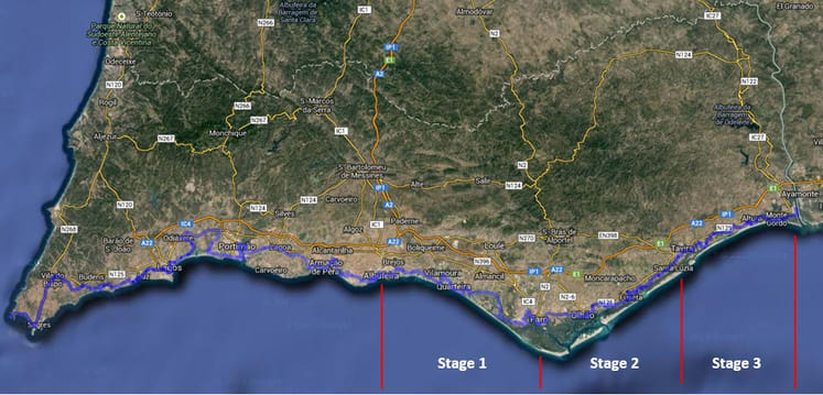 map 3 stages albufeira vrsa