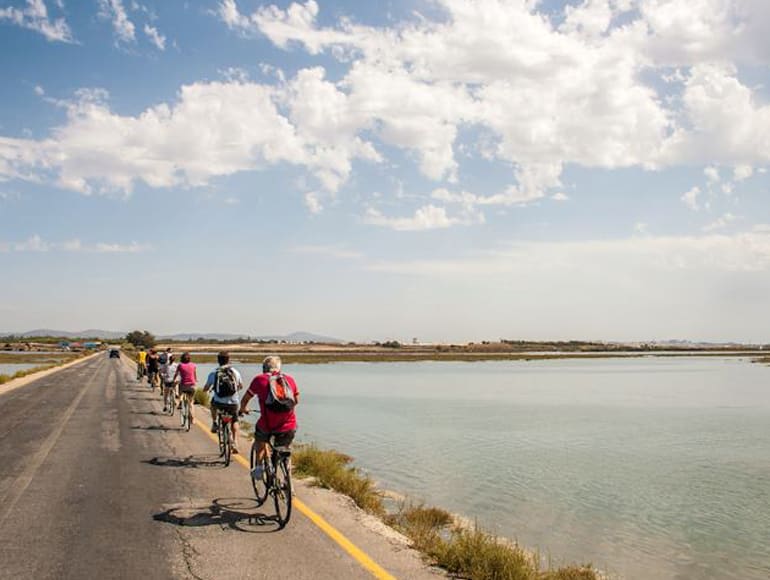 Touring near ria Formosa one of the best beaches in Algarve | MegaSport Travel