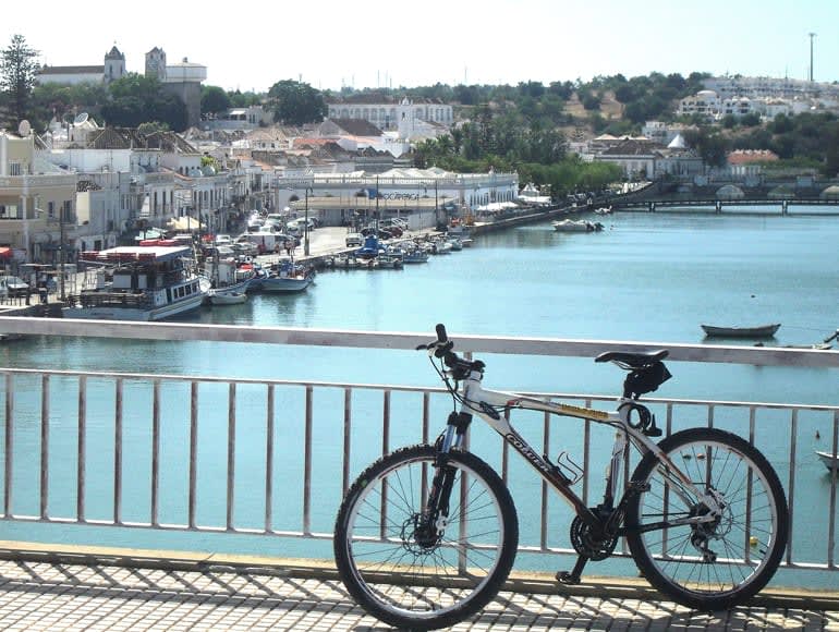 Cycling along the coast