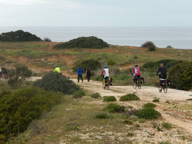 Excursion à vélo en groupe à vélo dans la nature, explorez les vacances à vélo à Lisbonne | MegaSport Travel