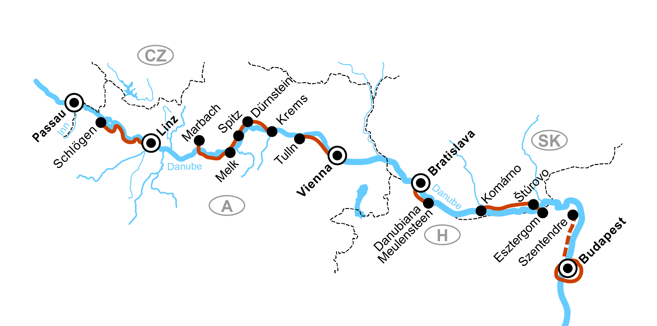 karta primadonna 2026©Donau Touristik